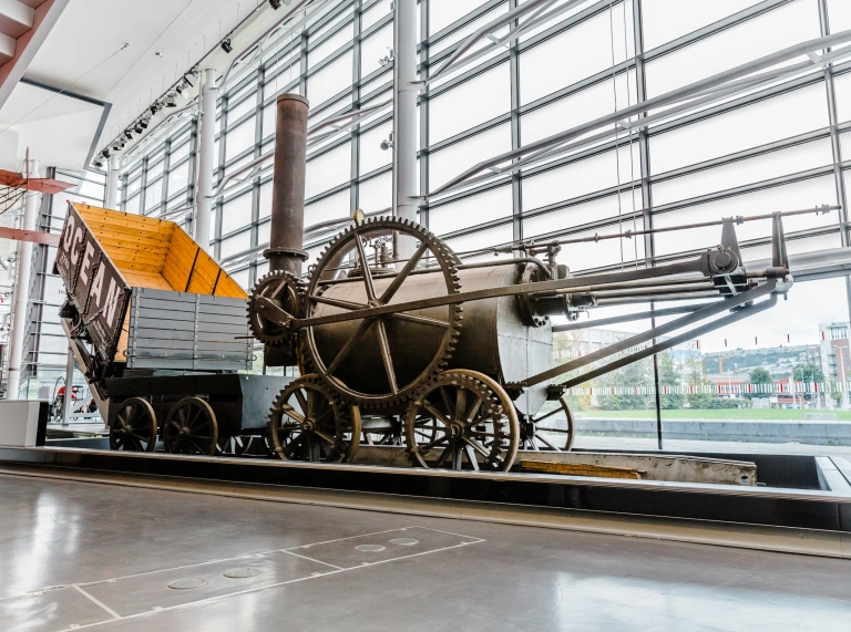 Machine exposée dans le musée.
