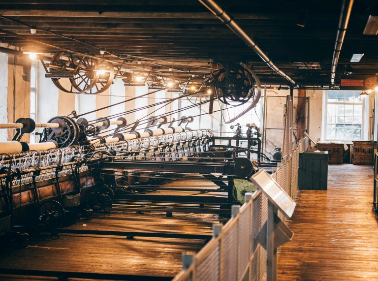 Machines du musée de la laine.