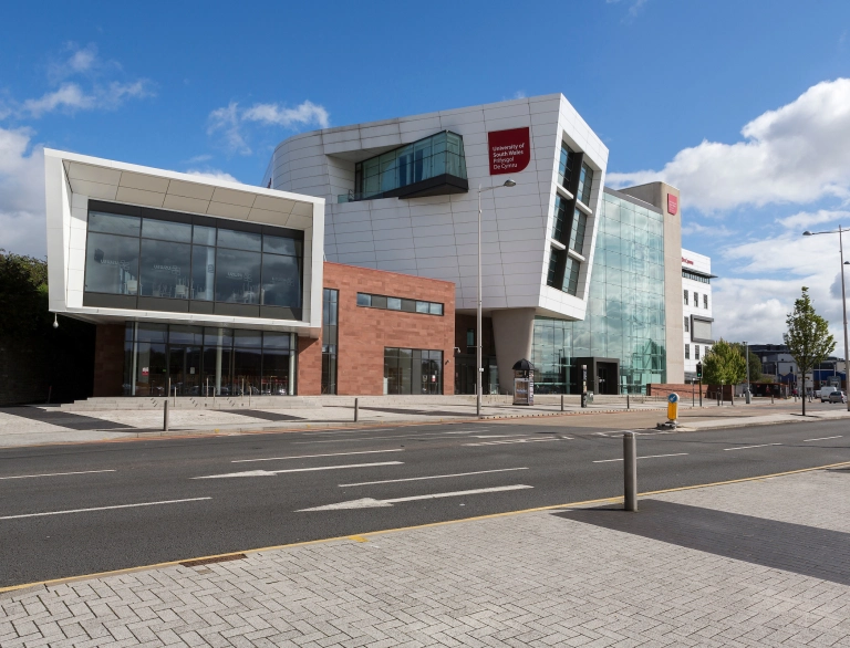 External view of the university campus