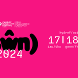 Swn Festival 2024 poster, giving the dates as 17 / 18/ 19 October 2024